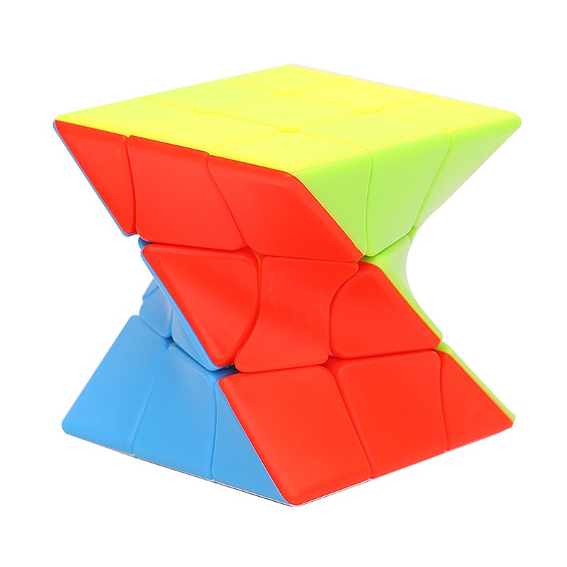 [Zcube Twisted Third-Order Cube Color Assembly] ลูกบาศก์สีพื้น รูปทรง ...