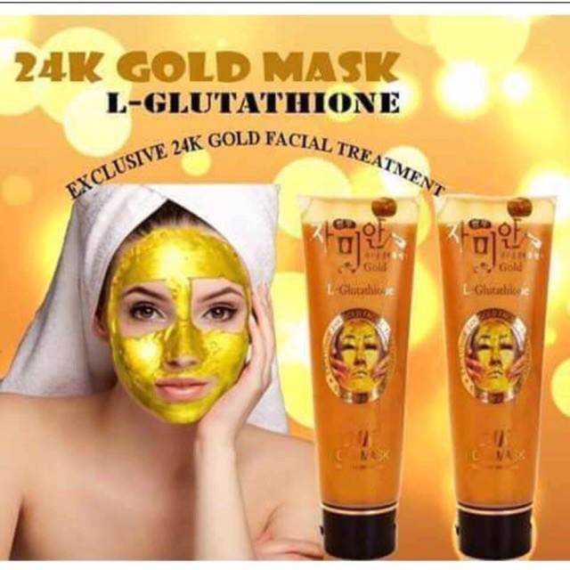 l-glutathione-24k-gold-mask-มาร์คหน้าทองคำ-แบบหลอด