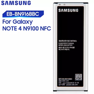 แบตเตอรี่ แท้ Samsung Galaxy Note 4 EB-BN916BBC 3000mAh ประกันนาน 3 เดือน