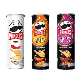 PRINGLES ® พริงเกิลส์ มันฝรั่งทอดกรอบ ขนาด 97-102 กรัม (เลือกรสได้)