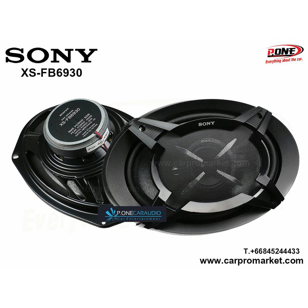 sony-xs-fb6930-ลำโพงแกนร่วม-3-ทาง-ขนาด-6x9-นิ้ว-จำนวน-1-คู่-ลำโพงแกนร่วม-ลำโพงรถ-sony