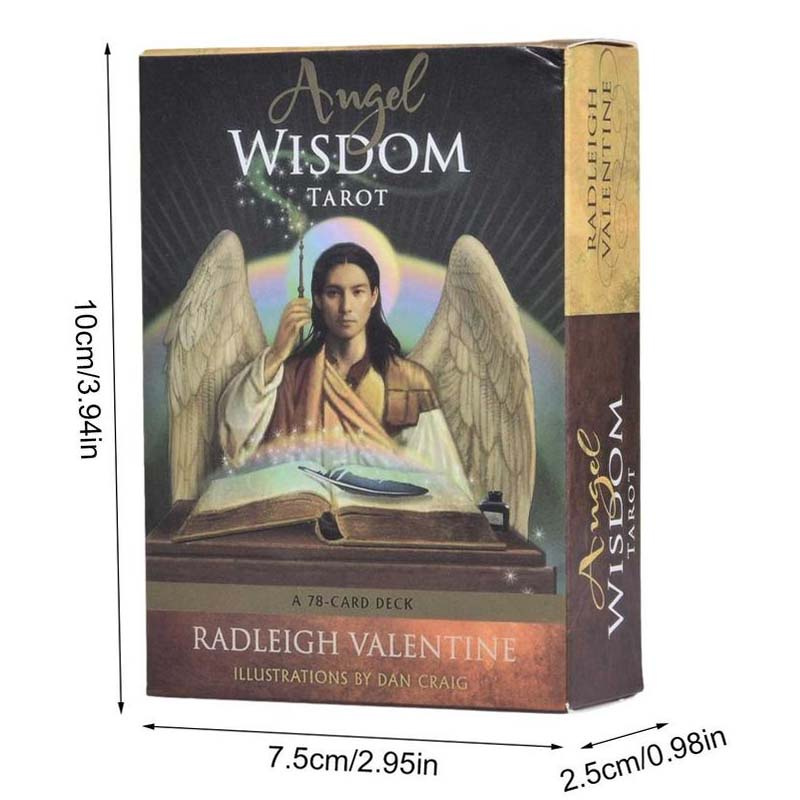 ภาพหน้าปกสินค้าใหม่การ์ดเกม Angel Wisdom Tarot เวอร์ชั่นภาษาอังกฤษ จากร้าน houmi.th บน Shopee