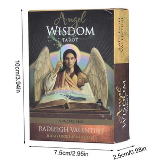 ภาพขนาดย่อของภาพหน้าปกสินค้าใหม่การ์ดเกม Angel Wisdom Tarot เวอร์ชั่นภาษาอังกฤษ จากร้าน houmi.th บน Shopee