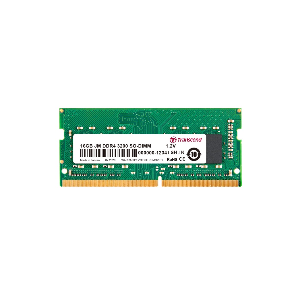 ภาพสินค้าTranscend 16GB DDR4 3200 SO-DIMM Memory (RAM) for Laptop, Notebook แรมสำหรับเครื่องคอมพิวเตอร์พกพา(เครื่องโน๊ตบุ๊ค) จากร้าน memorytoday บน Shopee ภาพที่ 1