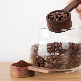 ผงกาแฟช้อนตวงปริมาณ-8g-10g-cafede-kona-ช้อนตวงเมล็ดกาแฟ-ช้อนตวงไม้เนื้อแข็ง