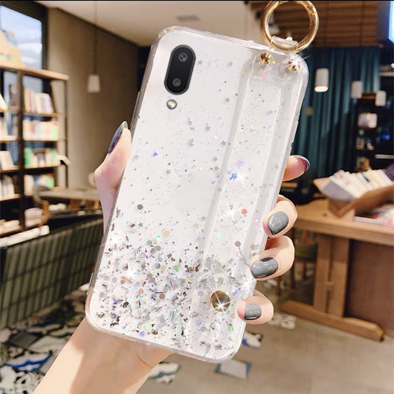 เคสโทรศัพท์มือถือ-ซิลิโคนนิ่ม-พร้อมสายคล้องข้อมือ-สําหรับ-samsung-galaxy-a02-a02