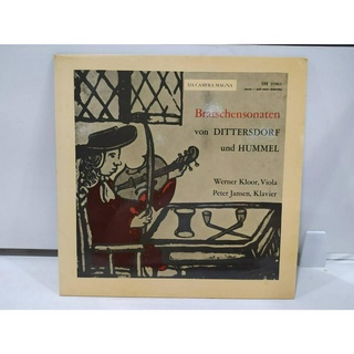 1LP Vinyl Records แผ่นเสียงไวนิล Bratschen-Sonaten  (J16B52)