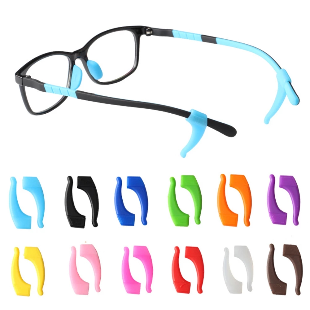 ภาพหน้าปกสินค้าปลอกซิลิโคนสวมขาแว่นตาป้องกันการลื่น