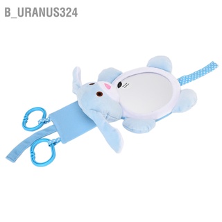 B_uranus324 Car Baby Backseat Safety Rear View Mirror Cute Stuffed Plush Toy for Infant Newborn Toddler