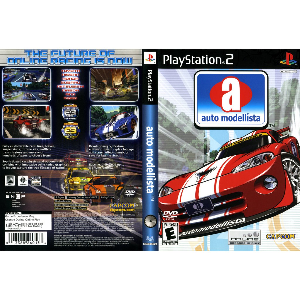 แผ่นเกมส์-ps2-เกมแนะนำ-auto-modellista-usa