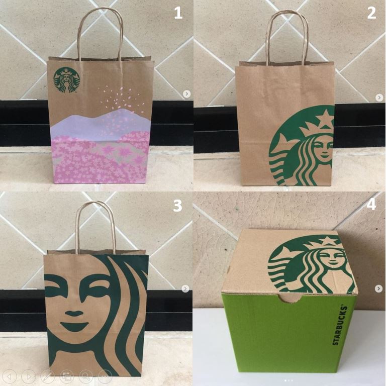 ถุงกระดาษ-กล่อง-แบรนด์-starbucks-ของแท้-ลาย-limited-edition-sakura-และลายของแบรนด์-starbuck-สภาพสวย-เหมือนใหม่