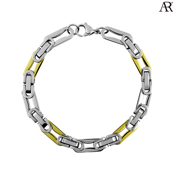 angelino-rufolo-bracelet-ดีไซน์-gold-fremada-สร้อยข้อมือผู้ชาย-stainless-steel-316l-สแตนเลสสตีล-คุณภาพเยี่ยม-สีเงิน-ทอง