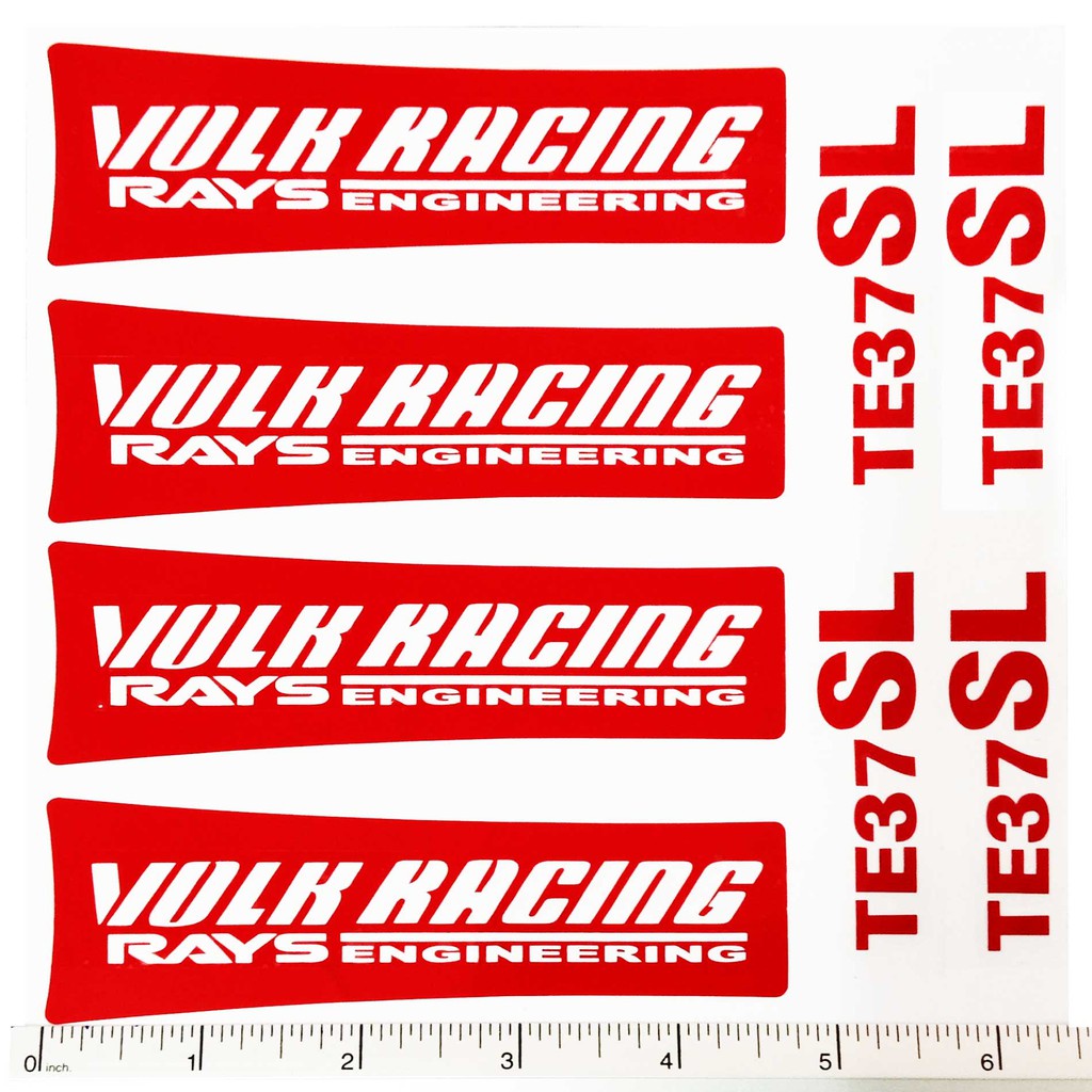 สติกเกอร์ตัด-ไวนิล-สติกเกอร์ติดก้านแม็ก-rays-racing-volk-te37-te37sl-1-ชุด-ติดได้-4-ล้อ