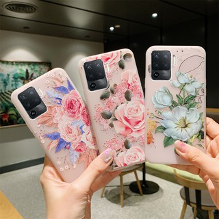 เคสโทรศัพท์แบบนุ่มลายดอกไม้ฝาหลังโปร่งใสสำหรับ】 OPPO A15 A15s A16 A52 A92 A54 A94 Reno 5F A53 A93 2020 DORMOOCO®