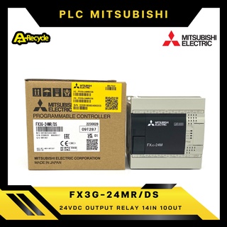 MITSUBISHI FX3G-24MR/DS PLC 24VDC Input Sink/Source Output relay, 14in 10out