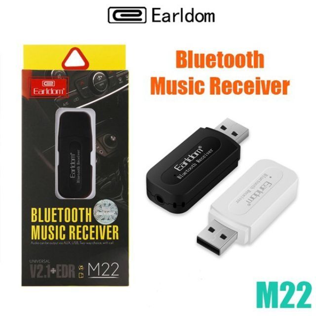 ภาพหน้าปกสินค้าEarldom M22 บลูทูธ​เครื่อง​เสียง​รถยนต์​ Bluetooth Music Receiver จากร้าน gadget_d.dee บน Shopee