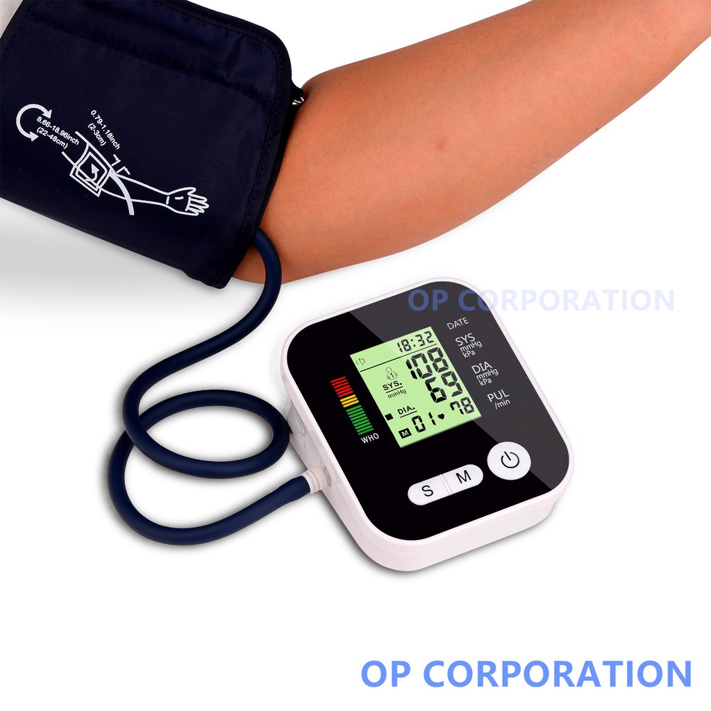 ภาพหน้าปกสินค้าเครื่องวัดความดันโลหิตอัติโนมัติ รุ่นท็อป arm type - Blood Pressure Monitor(RAK283)