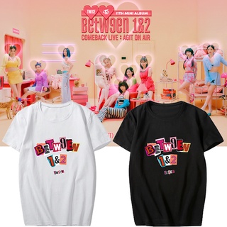 【hot tshirts】เสื้อยืดแขนสั้นลําลอง พิมพ์ลาย Kpop TWICE BETWEEN แฟชั่นฤดูร้อน สําหรับผู้ชาย และผู้หญิง2022