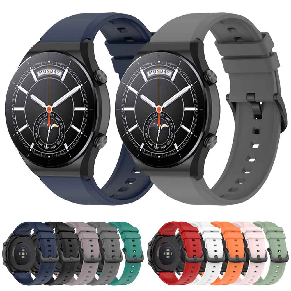 ภาพหน้าปกสินค้าสายนาฬิกาข้อมือซิลิโคน 22 มม. สําหรับ Xiaomi Watch S1/Watch สายรัดสี สร้อยข้อมือแบบสมาร์ท สายรัดข้อมือ เปลี่ยนได้ อุปกรณ์เสริมสายรัดข้อมือกีฬา