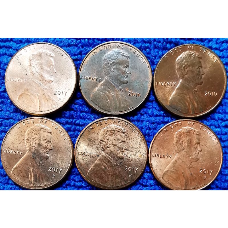 ภาพหน้าปกสินค้าเหรียญ​สหรัฐอเมริกา​ USA,1​ Cent,(Lincoln)​, ปี 2010-2019, เลือกปีได้,ใช้​แล้ว, ​626