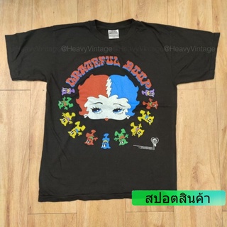 (B)GRATEFUL DEAD X BETTY BOOP ลายเสื้อวง ลายการ์ตูน เสื้อทัวร์