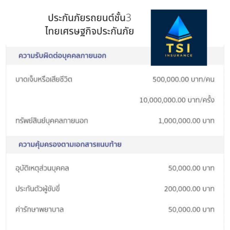 ประกันรถชั้น3-ประกันภัยรถยนต์-รถเก๋ง-คุ้มครอง-1ปี-ชับบ์-อินทร-เมืองไทย-คุ้มภัย-ทิพย-ไทยเศรษฐกิจประกันภัย