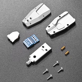 ภาพหน้าปกสินค้าหัว USB Type A (DIY) พร้อมปลอกอลูมิเนียมCNCอย่างดี สำหรับทำสายMechanical Keyboard ซึ่งคุณอาจชอบสินค้านี้