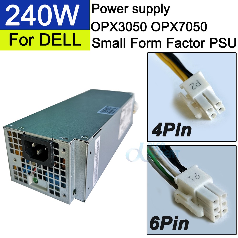 power-supply-240w-แบบ-6pin-4pin-for-original-opx-3050-7050-sff-power-supply-6f0t1-d5pcj-w2dn4-b240es-00