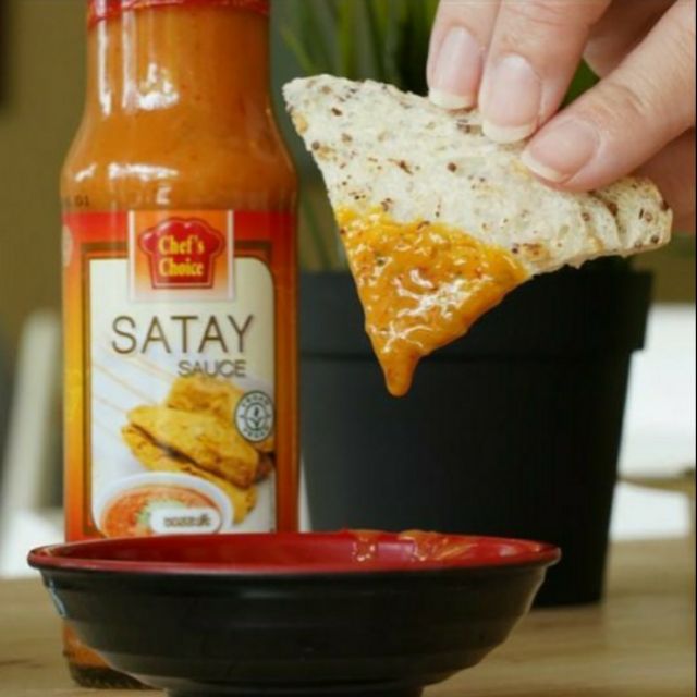 ซอสสะเต๊ะ Satay Sauce 150ml. ตราเชฟช้อย (Chef's Choice) ซอสสะเต๊ะ