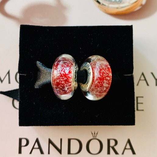 pandora-แท้-100-มูราโน่-เจ้าหญิงสโนว์ไวท์-เรืองแสงได้-murano-princess-snow-white-charm