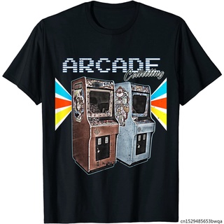 [S-5XL]เสื้อยืดพิมพ์ลาย Arcade Cabinet Machine 1970 1980 1990 Video Game สําหรับผู้ชาย
