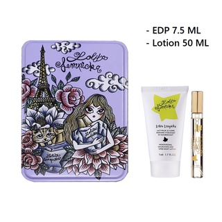 Set Lolita Lempicka EDP  7.5 ml + Body Lotion 50 ml  กล่องเหล็ก