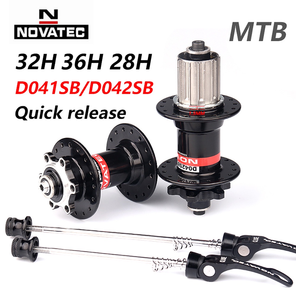 ให้ของขวัญ-novatec-hub-bike-hub-d041sb-d042sb-disc-card-brake-hub-mtb-hub-bearing-mtb-hub-28-32-36-holes-aluminum-alloy-bicycle-hub-bearing