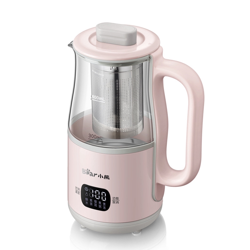 กาต้มน้ำร้อนแบบพกพา-bear-mini-health-pot-ysh-c06b1-glass-electric-kettle-electric-kettle-0-6-liter