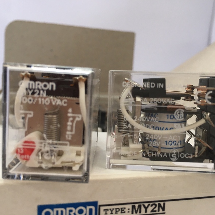 omron-relay-รุ่น-my2n-ไฟ-led-100-110vac-ราคาต่อ1ชิ้น