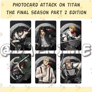ฟิกเกอร์อนิเมะ Attack ON TITAN THE FINAL SEASON PART 2nd EDITION PHOTOCARD