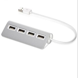 1pcs ความเร็วสูง USB HUB 4 พอร์ต USB 2.0 พอร์ตแบบพกพา OTG อลูมิเนียม USB Splitter สำหรับ แล็ปท็อปแท็บเล็ตพีซี