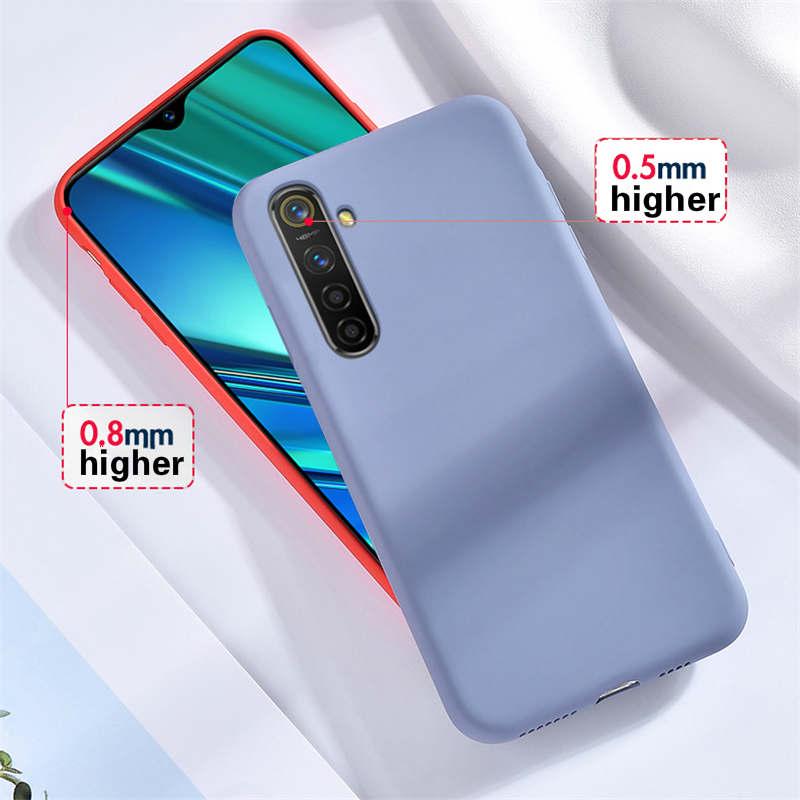 ภาพสินค้าเคส Case OPPO Realme X3 SuperZoom Realme X50 Pro Realme C11 5 5i 5s 6i XT X2 Pro Soft TPU Luxury Liquid Casing Stand Cover จากร้าน lolicat.th บน Shopee ภาพที่ 1