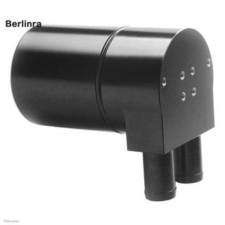 ۞Berlinra Black Oil Catch Tank 2 Port Oil Catch Can Kit with Hose 2 Port