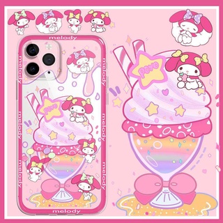 SANRIO เคสโทรศัพท์มือถือ ลายการ์ตูนมายเมโลดี้ ซานริโอ้ สําหรับ IPhone 6P 6splus 7 8 SE 7P 8Plus X XS Xsmax 11 11Pro 11Promax iPhone13 12 Pro Max