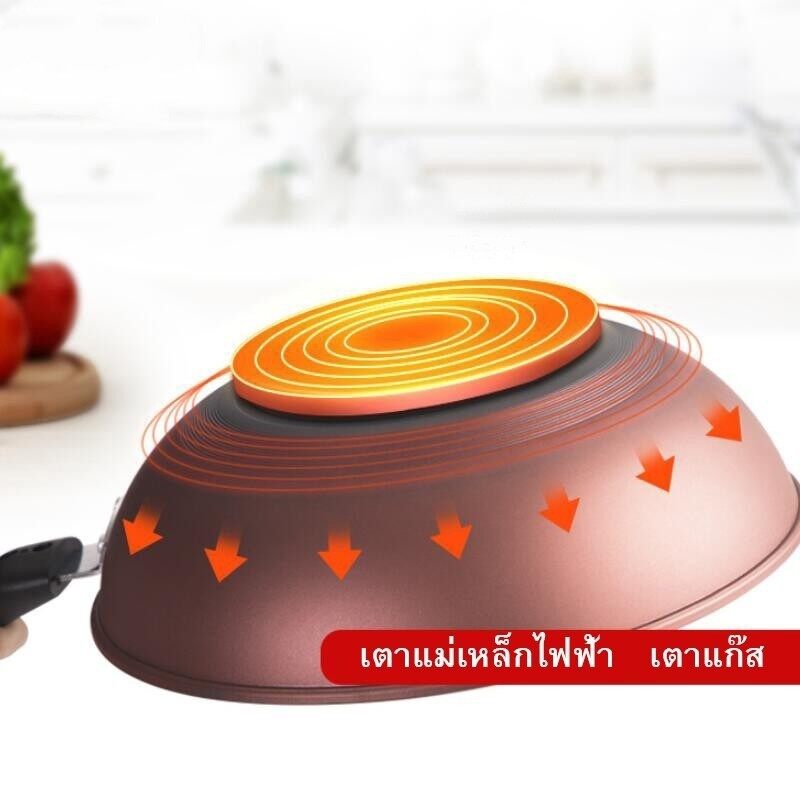 กระทะ-กระทะเคลือบ-non-stick-กระทะเทฟลอน-กระทะย่างเนื้อ-สามารถใช้กับเตาแม่เหล็กไฟฟ้าได้