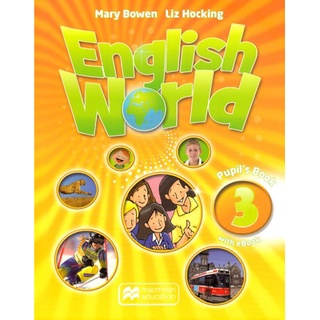 DKTODAY หนังสือแบบเรียน ENGLISH WORLD 3:PUPILS BOOK+CD &amp; EBOOK PACK