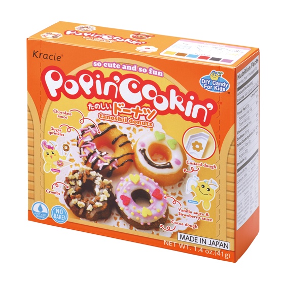 ภาพหน้าปกสินค้าKracie Popin Cookin Donut DIY ชุดทำโดนัท ขนมของเล่น ขนมทำเองvจากญี่ปุ่น