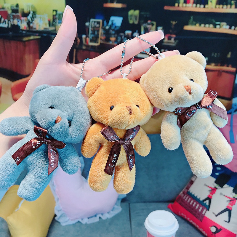 ภาพหน้าปกสินค้าพวงกุญแจ ตุ๊กตาหมี ห้าสี น่ารักมาก ของเล่น SD2372 จากร้าน kuike101.th บน Shopee