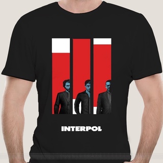 เสื้อยืดผ้าฝ้ายฤดูร้อนราคาถูกสุด ๆเสื้อยืดแขนสั้นลําลอง ผ้าฝ้าย 100% พิมพ์ลาย Good Come From Mens Interpol Band แฟชั่นฤด