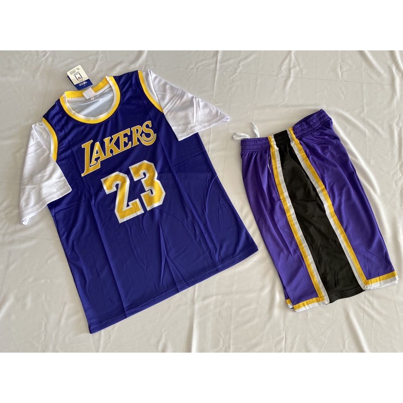 ชุดบาสมีแขน-ทีมlakers-เบอร์23