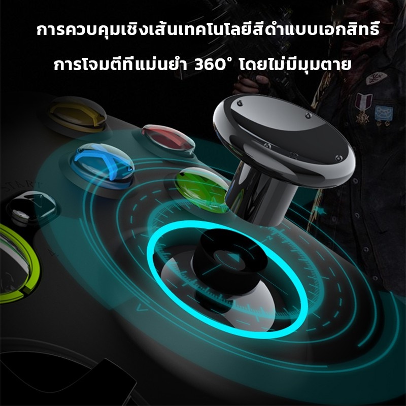 จัดส่งจากกรุงเทพ-จอยเกมส์-pc-จอย-xbox360-amp-switch-joystick-ต่อคอมได้-ถ่ายจัดสินค้า-ตัวจริง-คร