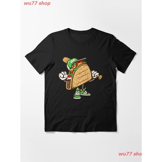 New Street Taco Essential T-Shirt เสื้อยืด ดพิมพ์ลาย ดผ้าเด้ง คอกลม cotton ความนิยม sale Unisex
