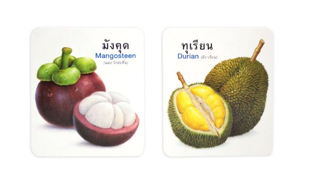 flashcard-บัตรภาพคำศัพท์ผลไม้-fruits