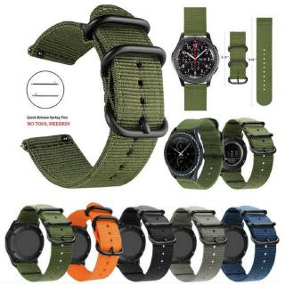 สายนาฬิกาข้อมือไนล่อนสําหรับ huawei fosil garmin 18 20 22 24 มม.